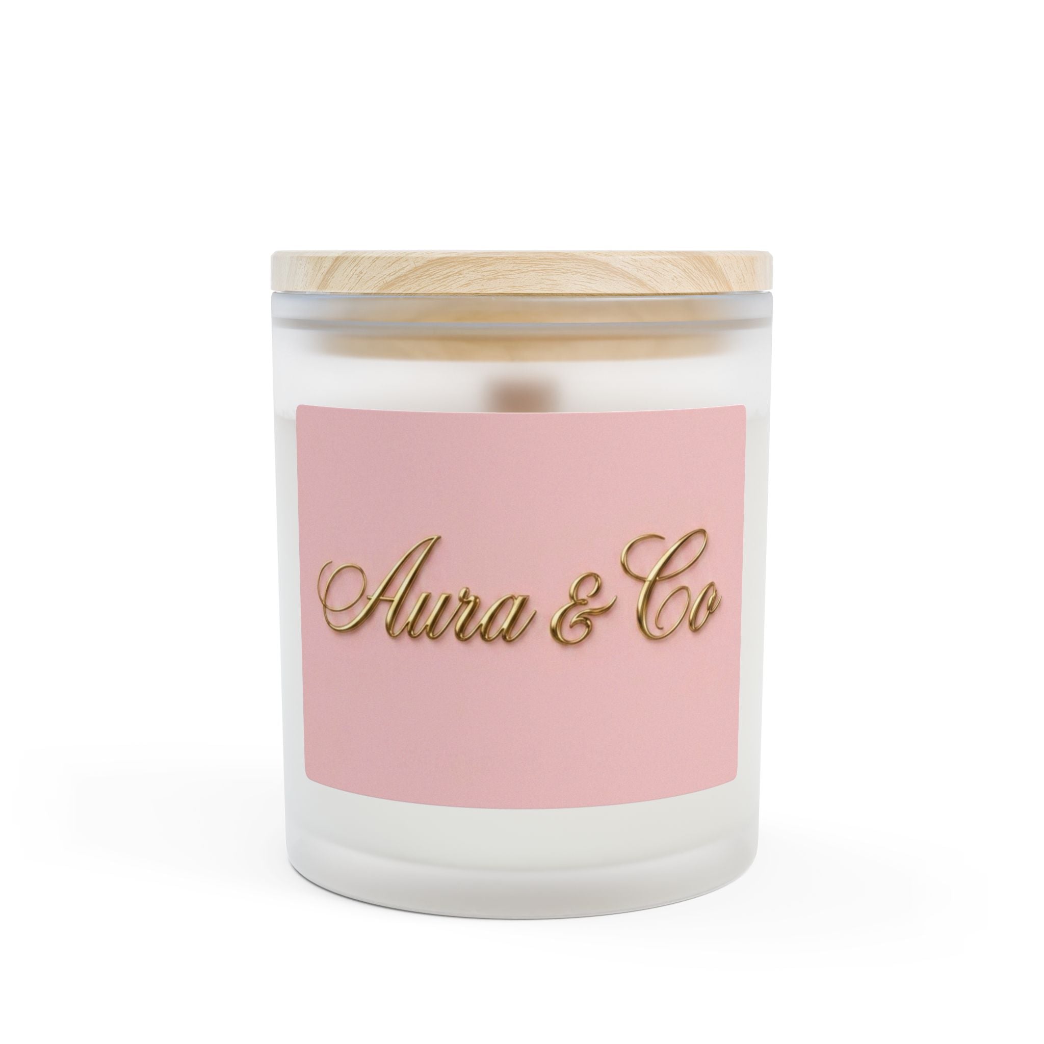 Frosted Glass Candle, 11oz