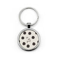 Round Stainless Steel Keychain